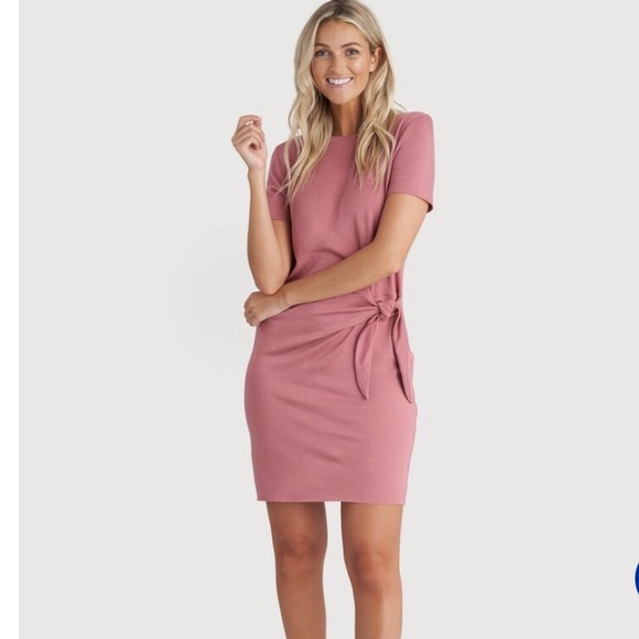 KitchenAid Dresses & Skirts - Kit and Ace Brushed Tie Mini Shortsleeve Dress